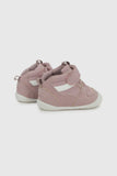 ZAPATILLA DE NINA VELCRO ELASTICO CANA MEDIA