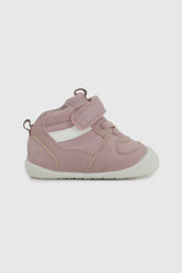 ZAPATILLA DE NINA VELCRO ELASTICO CANA MEDIA
