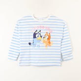 POLERA ML TODDLERA RAYAS BLUEY BLANCO