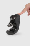 REINA DE NINA HEBILLA CHAROL CUT OFF NEGRO / BLACK