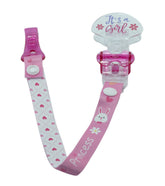Prendedor para Chupete con Cinta FUCSIA