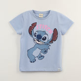 POLERA MC NINA REVERSIBLE SEQU LILO & STITCH