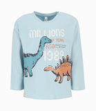 POLERA ML DINO MENTA ALGODON