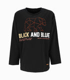 POLERA ML OSO NEGRO ALGODON