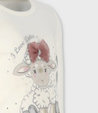 POLERA ML OVEJA CRUDO