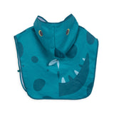 Toalla Bebé Niño Microfibra con Capucha Dinosaurio Verde