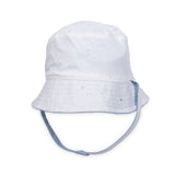 Gorro Bebé Niña Reversible Diseño Cintas Denim