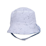 Gorro Bebé Niño Reversible Diseño Dinosaurio Azul / Celeste
