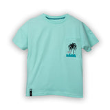 Polera Niño Turquesa / Coral