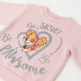 CONJUNTO TODDLERA CORAZONES PAW PATROL