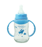 Mamadera de Vidrio 130ml CELESTE