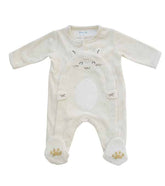 Enterito Plush Bordado BEIGE 6M