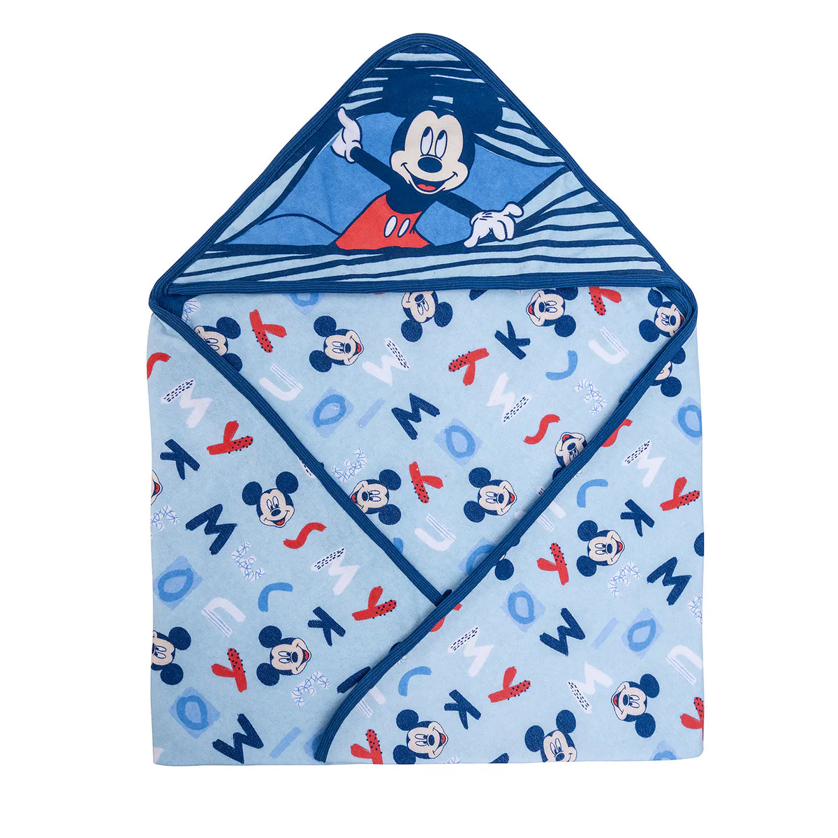 Toalla capucha Mickey Bambino
