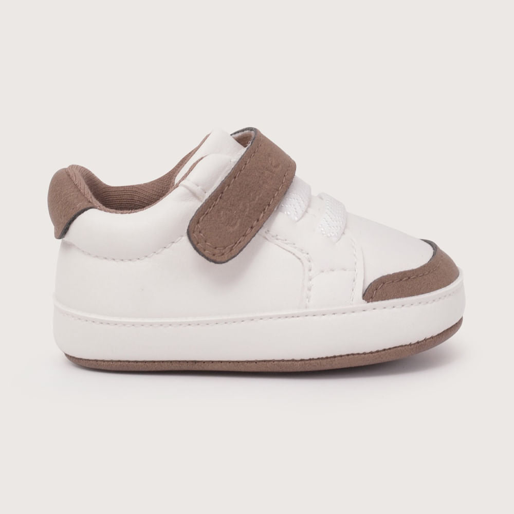 Zapatilla Bebé Velcro y Cordón Elasticado