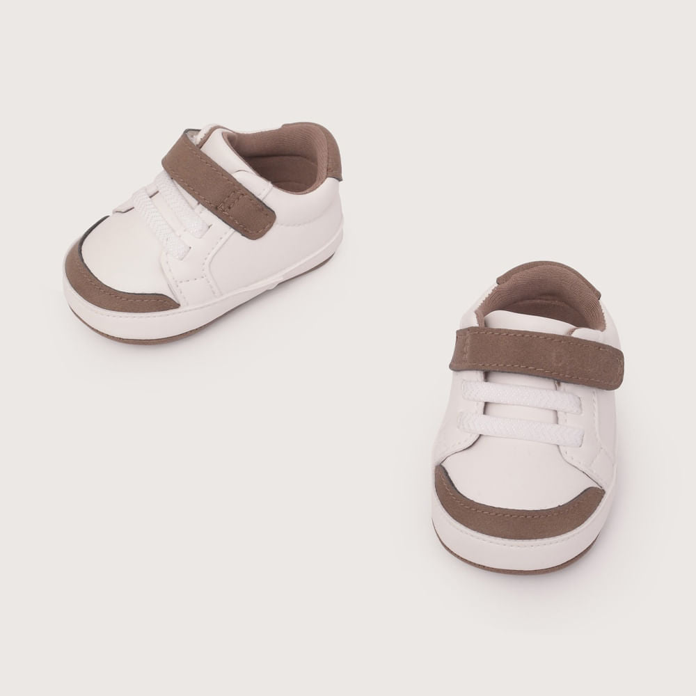 Zapatilla Bebé Velcro y Cordón Elasticado