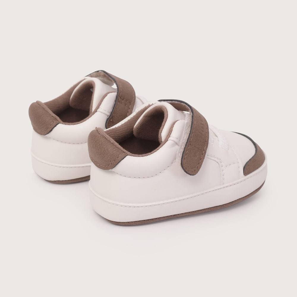 Zapatilla Bebé Velcro y Cordón Elasticado