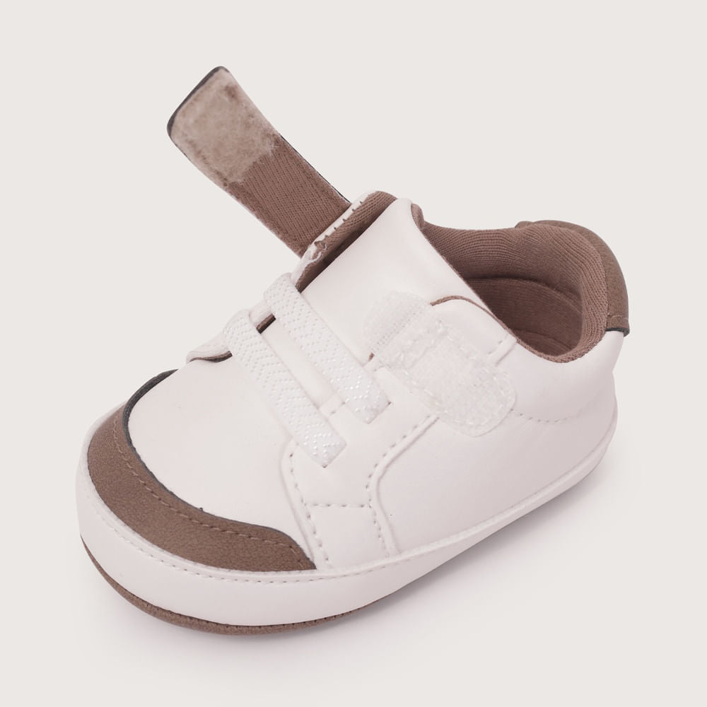 Zapatilla Bebé Velcro y Cordón Elasticado