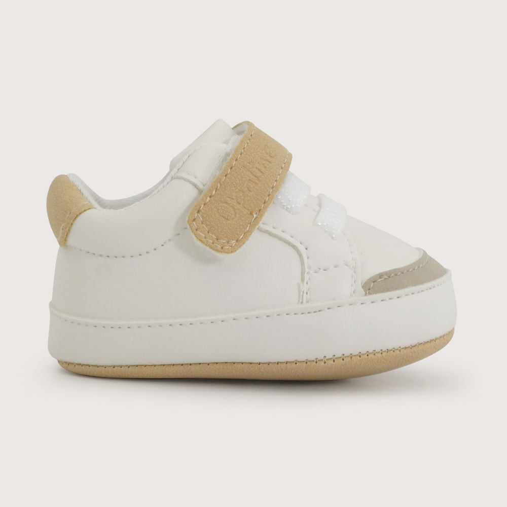Zapatilla Bebé Velcro y Cordón Elasticado