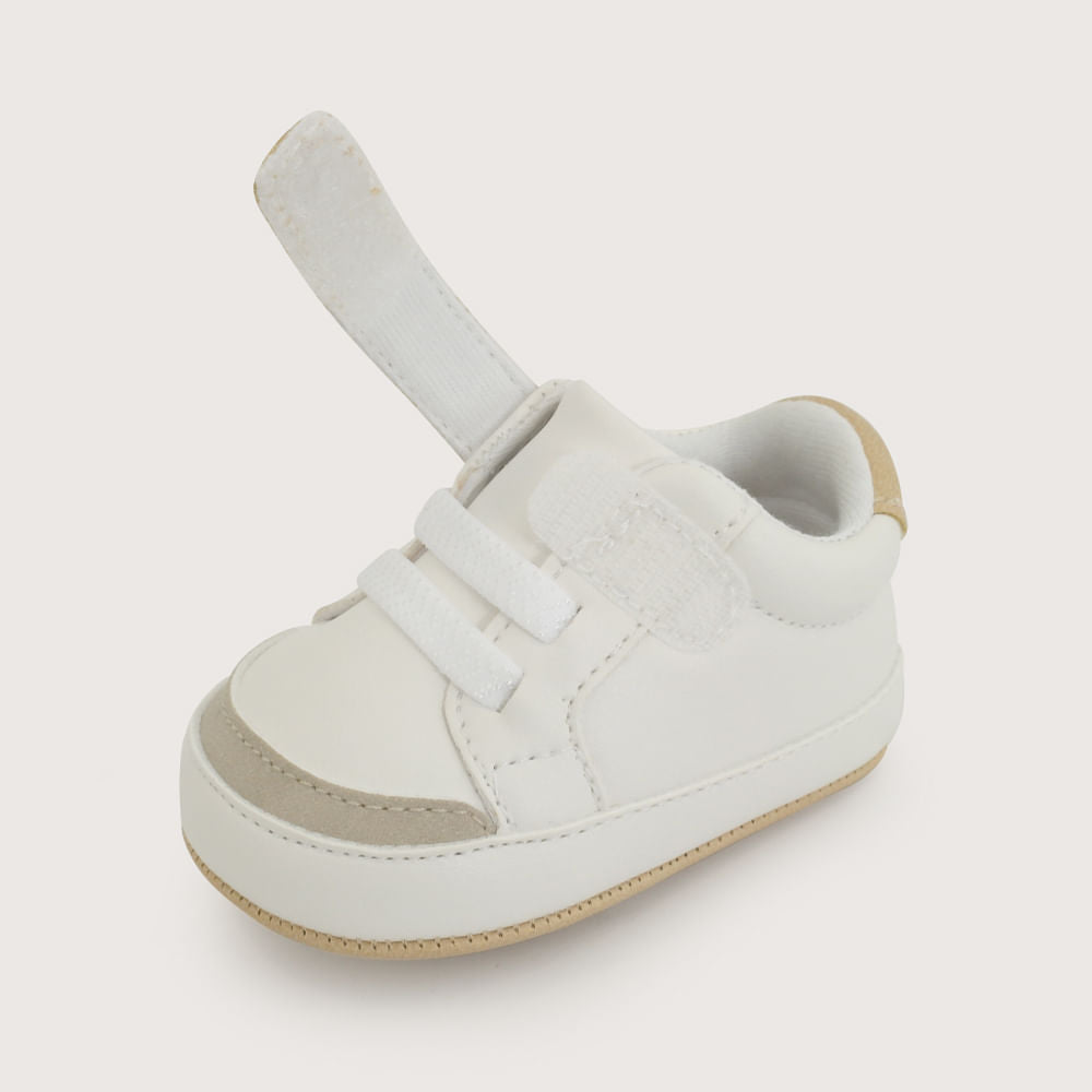 Zapatilla Bebé Velcro y Cordón Elasticado