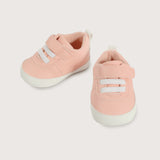 ZAPATILLA BEBE VELCRO Y CORDON ELASTICADO
