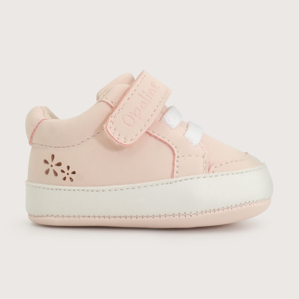 Zapatilla Bebé Velcro y Cordón Elasticado