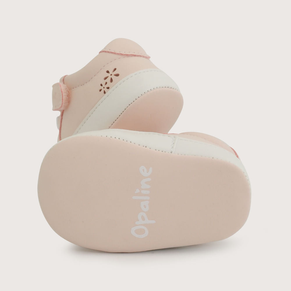 Zapatilla Bebé Velcro y Cordón Elasticado
