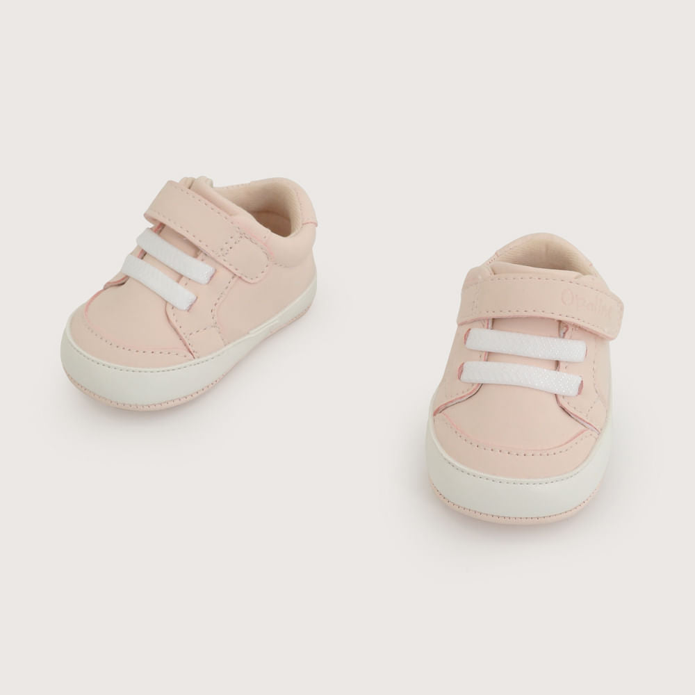 Zapatilla Bebé Velcro y Cordón Elasticado