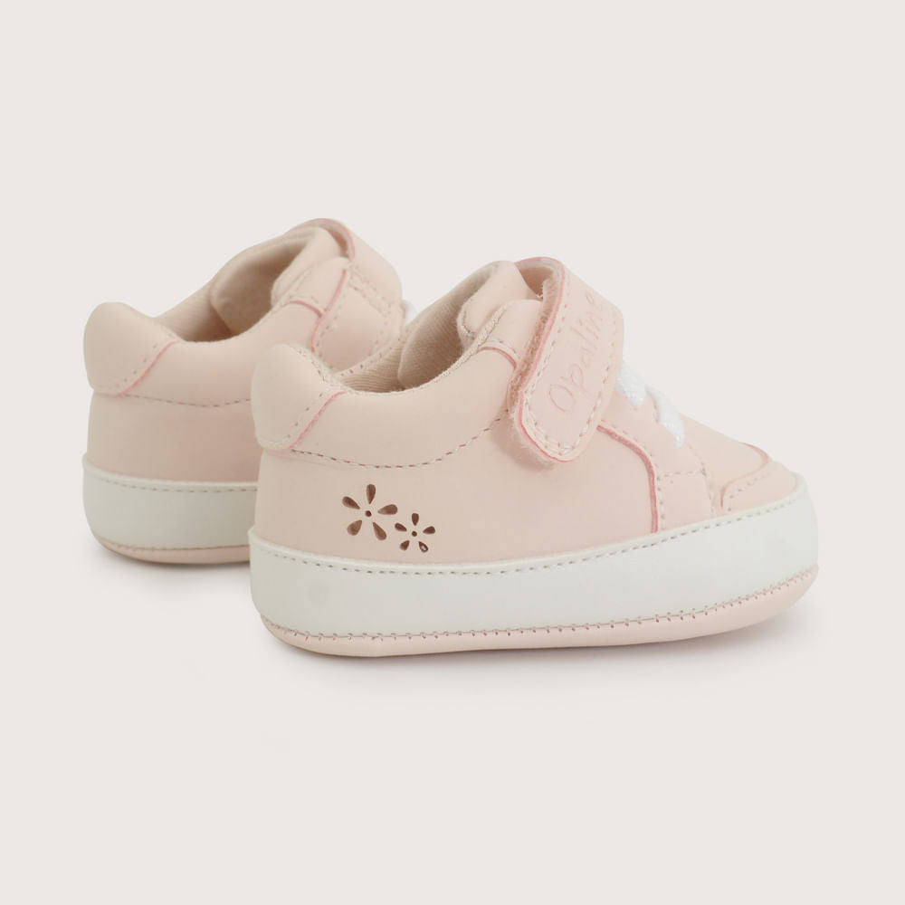Zapatilla Bebé Velcro y Cordón Elasticado