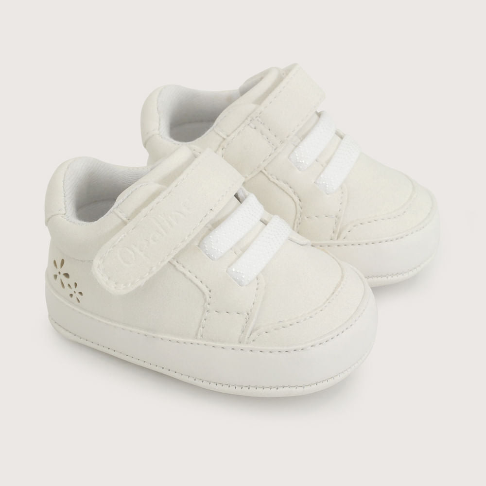 Zapatilla Bebé Velcro y Cordón Elasticado