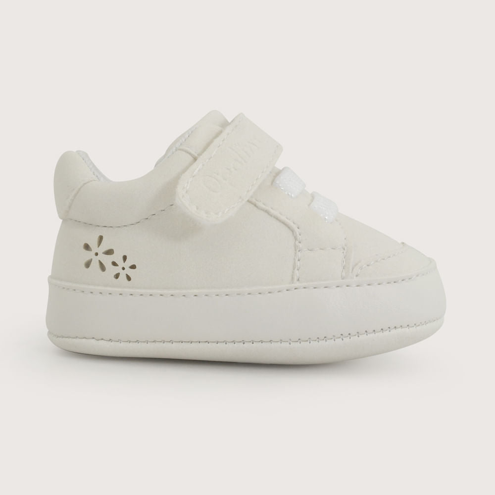 Zapatilla Bebé Velcro y Cordón Elasticado