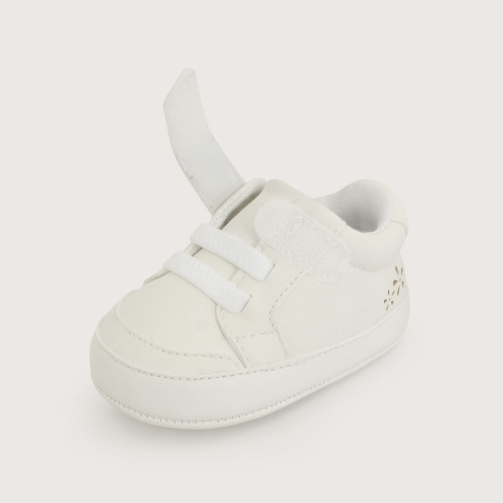 Zapatilla Bebé Velcro y Cordón Elasticado