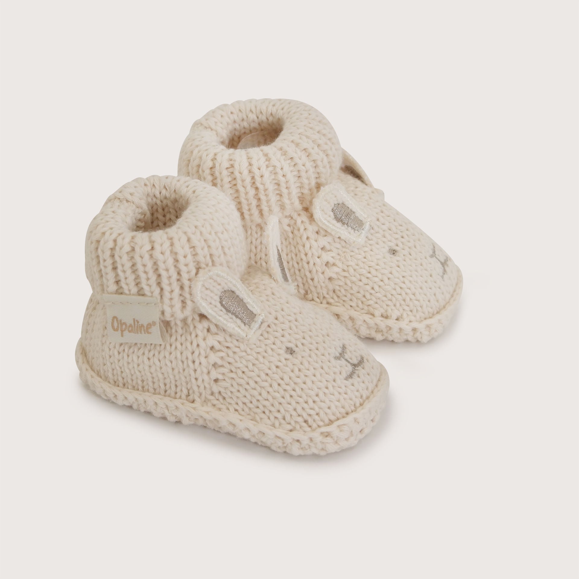 Pantufla Conejo Bebe Niño Beige