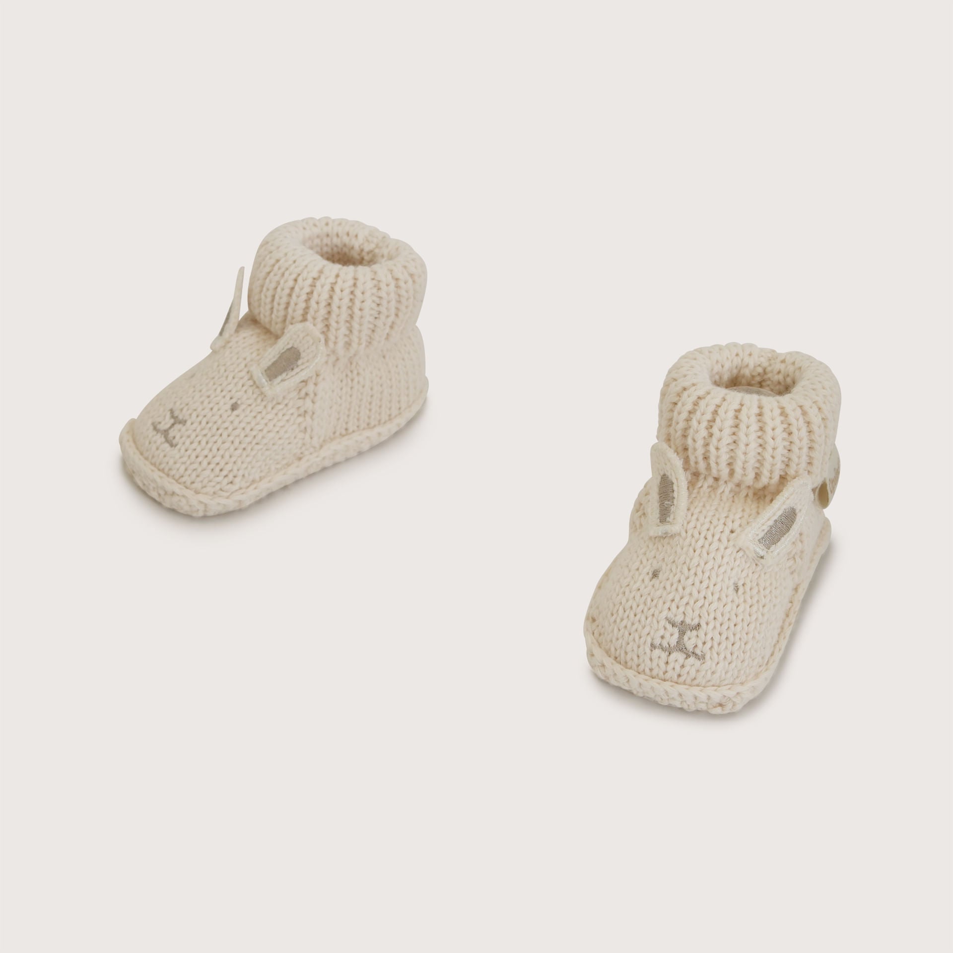 Pantufla Conejo Bebe Niño Beige