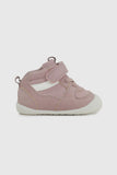 ZAPATILLA DE NINA VELCRO ELASTICO CANA MEDIA