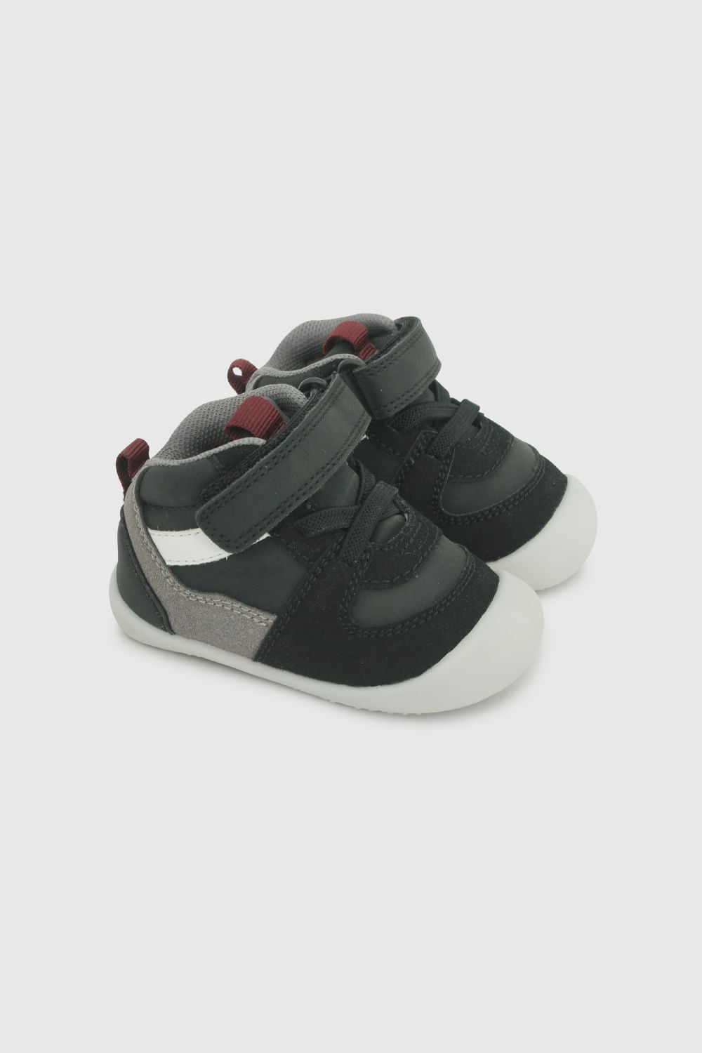 Zapatilla de Niño Velcro Elástico Caña Media