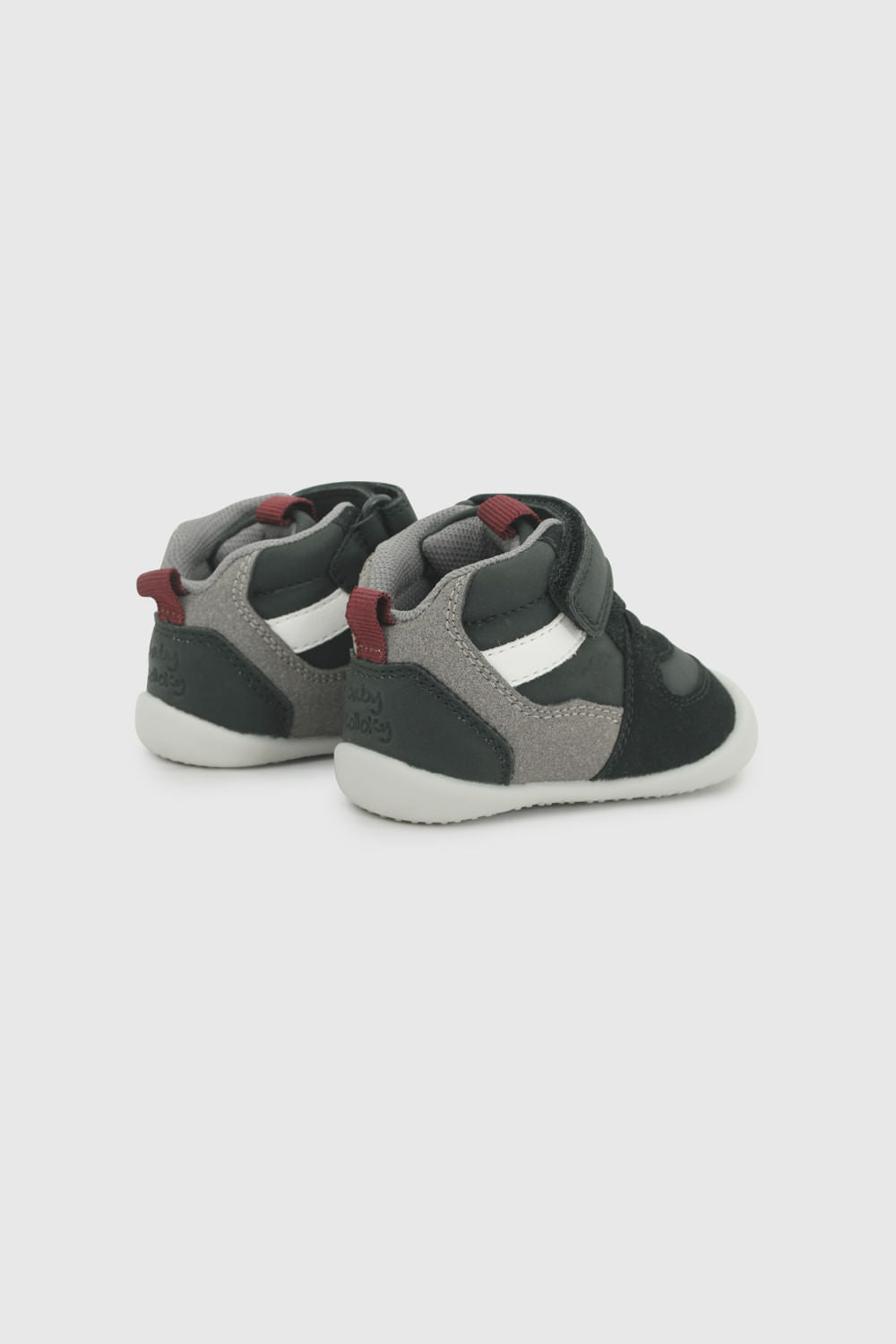 Zapatilla de Niño Velcro Elástico Caña Media