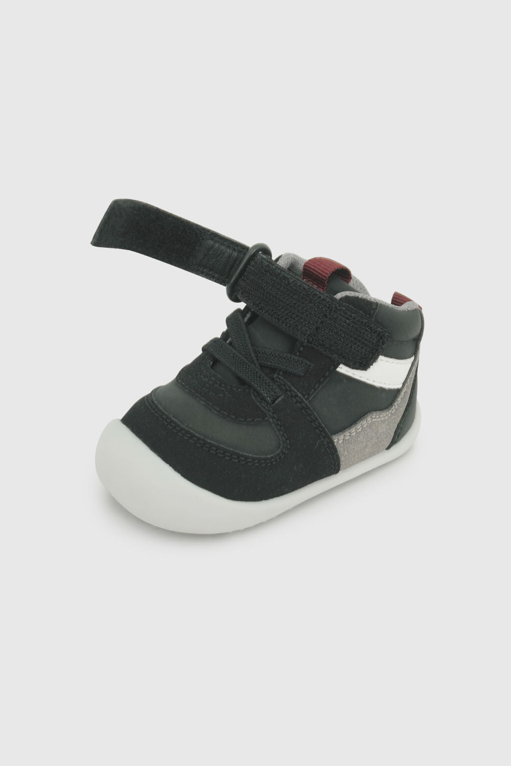 Zapatilla de Niño Velcro Elástico Caña Media