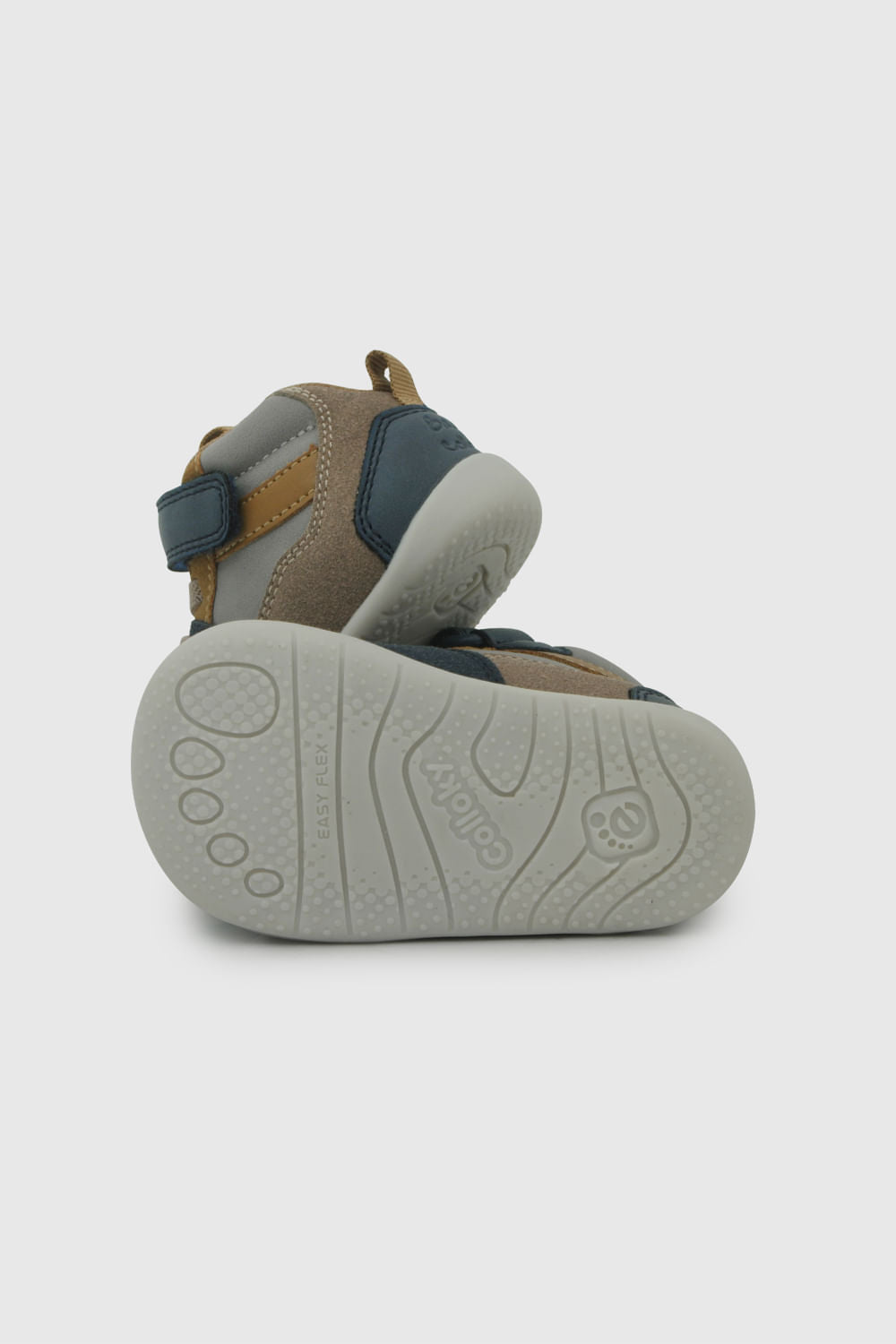 Zapatilla de Niño Velcro Elástico Caña Media