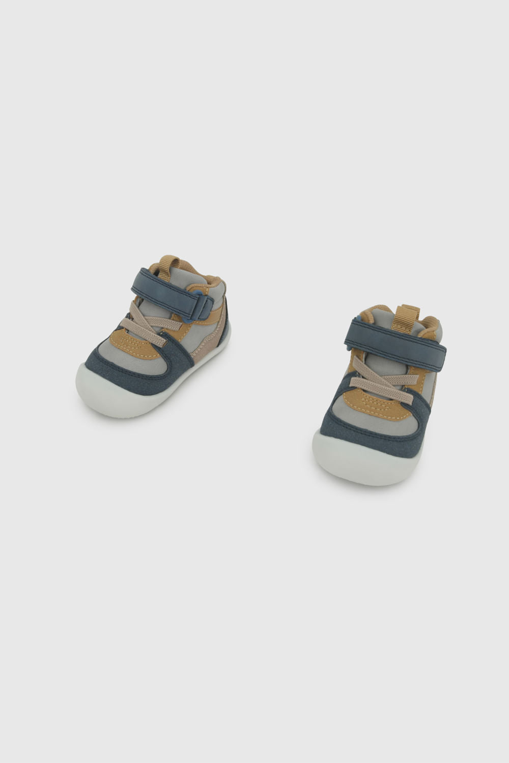 Zapatilla de Niño Velcro Elástico Caña Media