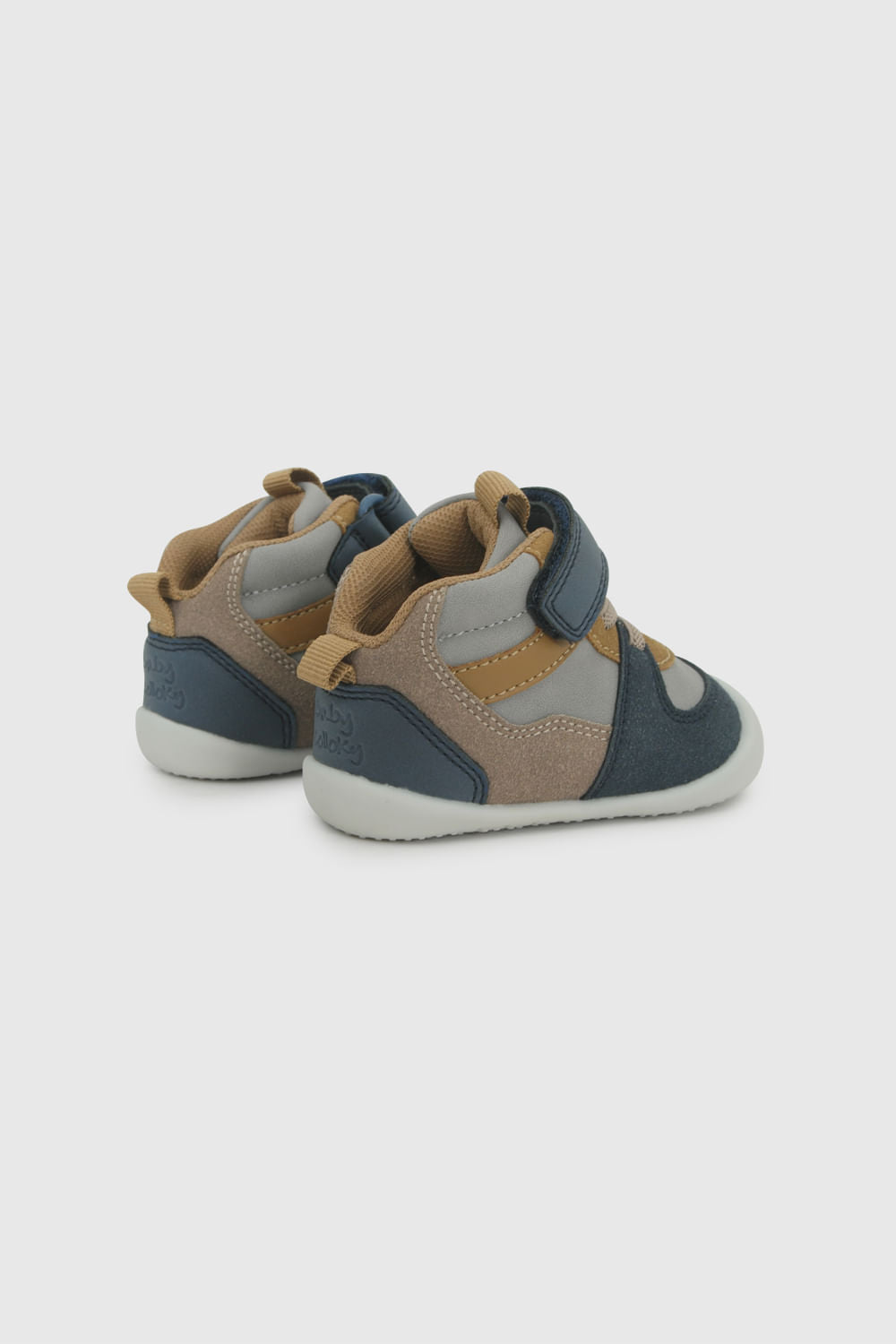 Zapatilla de Niño Velcro Elástico Caña Media
