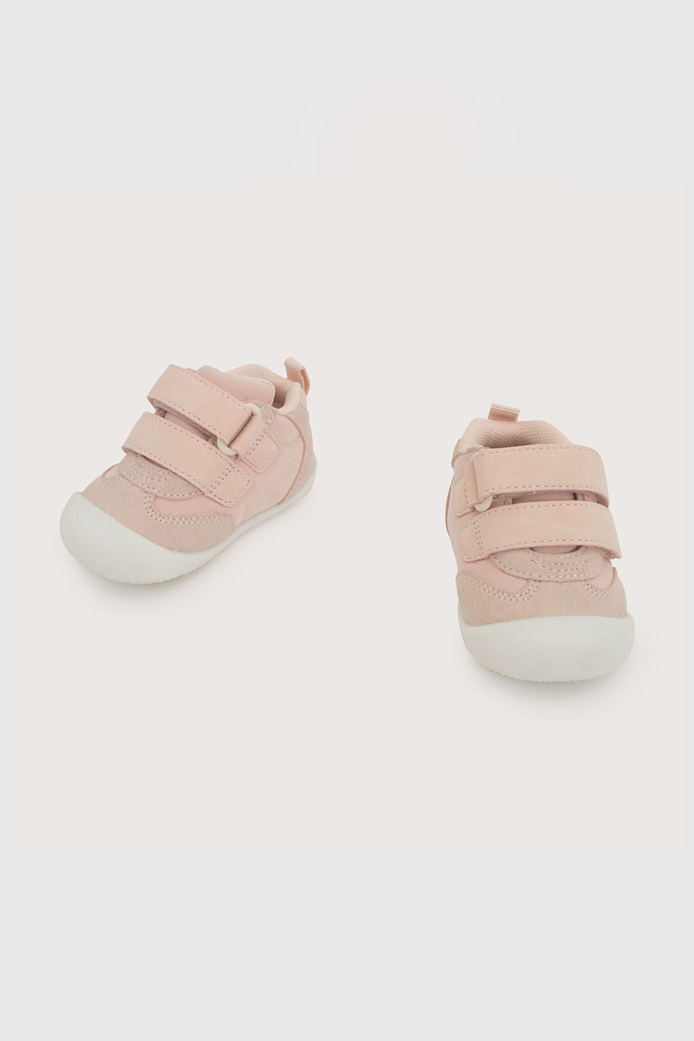 Zapatilla de Niña Dos Velcros Caña Baja Líneas