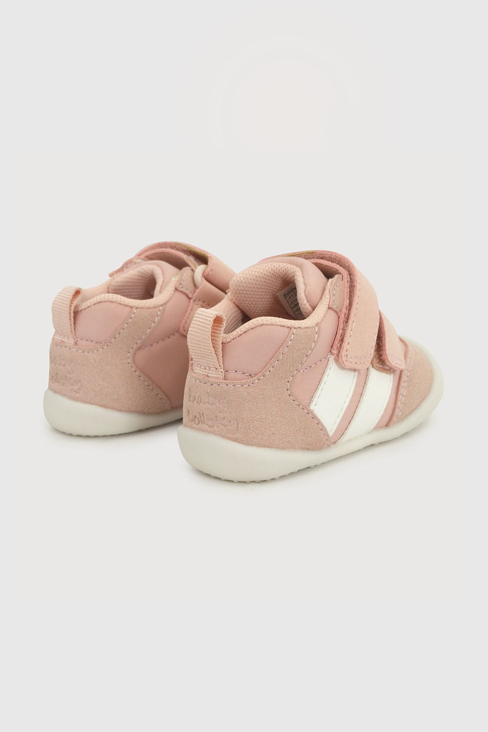 Zapatilla de Niña Dos Velcros Caña Baja Líneas