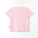 POLERA MC NIÑA REVERSIBLE BARBIE ROSADO