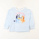 POLERA ML TODDLERA RAYAS BLUEY BLANCO