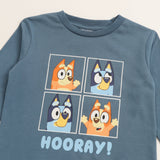 POLERA ML TODDLERO BLUEY AZUL