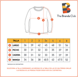 POLERA ML TODDLERO BLUEY AZUL