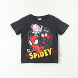 POLERA MC TODDLERO SPIDEY NEGRO