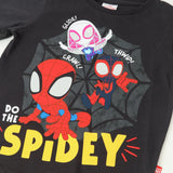 POLERA MC TODDLERO SPIDEY NEGRO