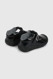 REINA DE NINA HEBILLA CHAROL CUT OFF NEGRO / BLACK