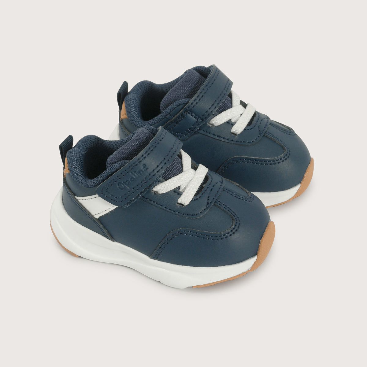 Zapatilla PP Boy Azul / Café